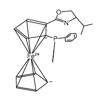 (S)-1-(二苯基膦基)-2-[(S)-4-异丙基恶唑啉-2-基]二茂铁 