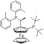 (1S)-1-[双(叔丁基)膦]-2-[(1S)-1-[双(2-甲基苯基)膦]乙基]二茂铁 