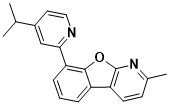 2-甲基-8-[4-(1-甲基乙基)-2-吡啶基)苯并呋喃并[2,3-B]吡啶